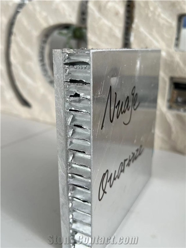 Ivory Marble Tile Laminated Aluminum Honeycomb Panels