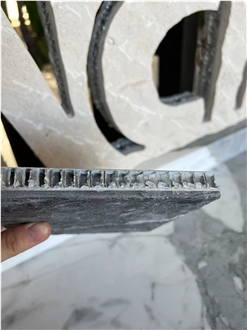Metal Black Granite Antique Laminated Honeycomb Panels