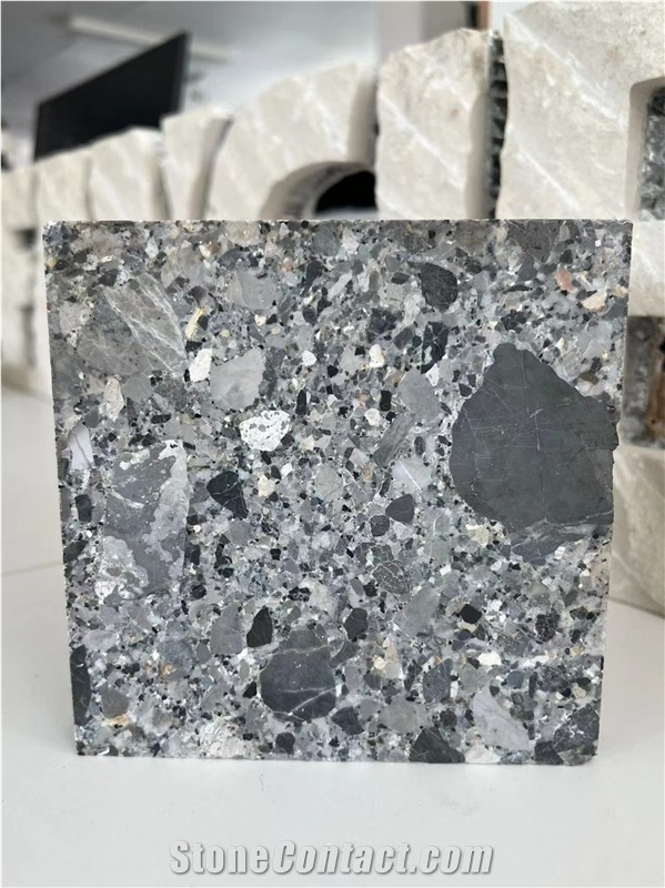 Multi Color Grey Marble Tile Laminated Honeycomb Panels