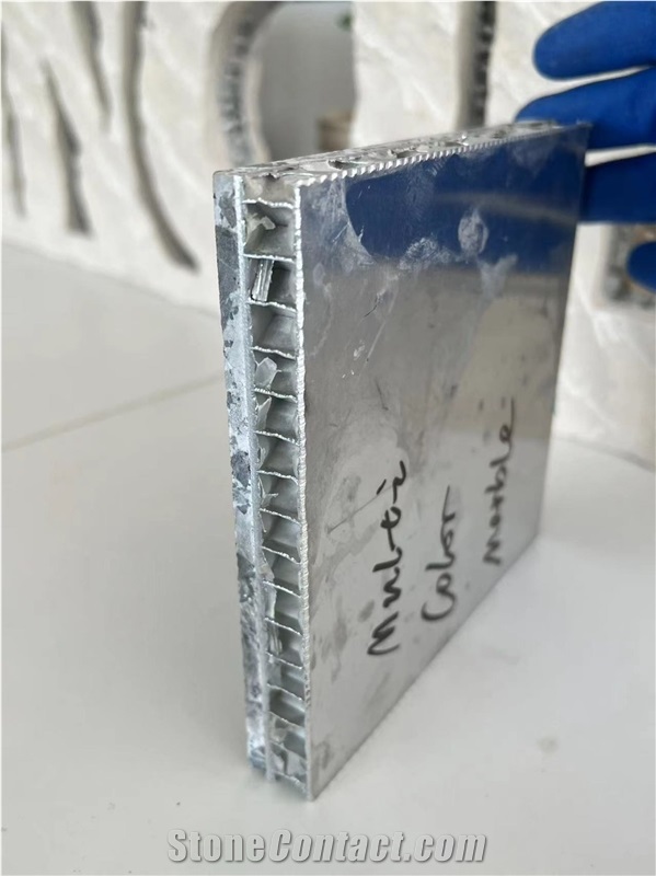 Multi Color Grey Marble Tile Laminated Honeycomb Panels