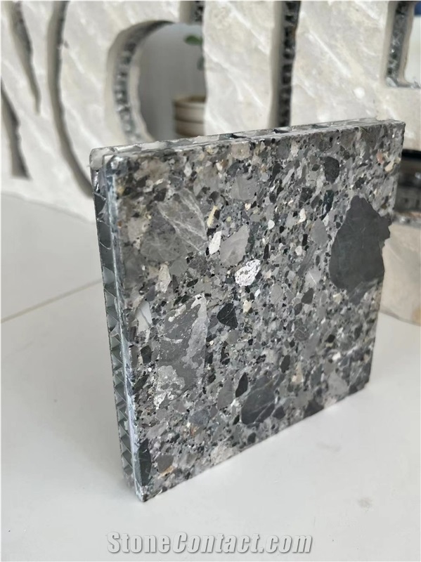 Multi Color Grey Marble Tile Laminated Honeycomb Panels