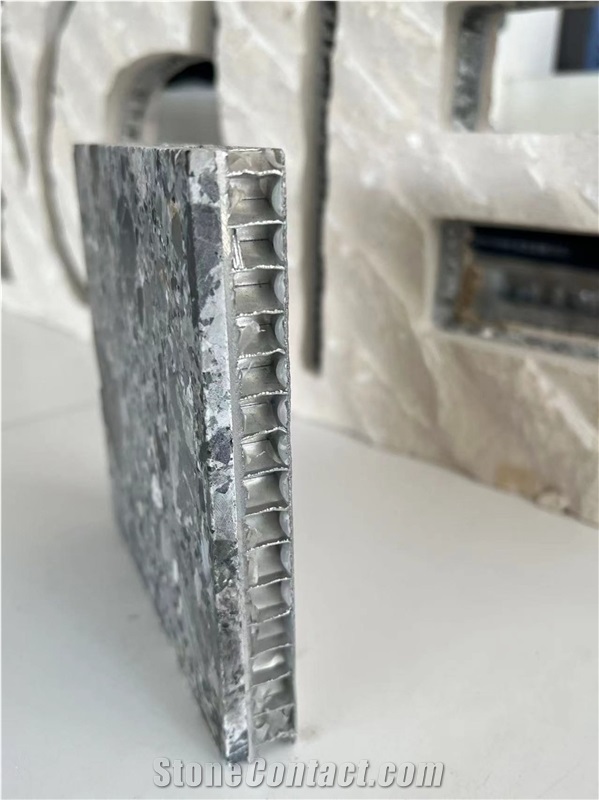 Multi Color Grey Marble Tile Laminated Honeycomb Panels