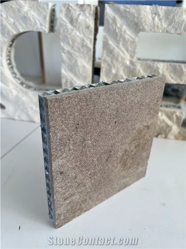 Oeland Red Limestone Tile Laminated Honeycomb Panels