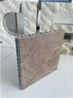 Oeland Red Limestone Tile Laminated Honeycomb Panels