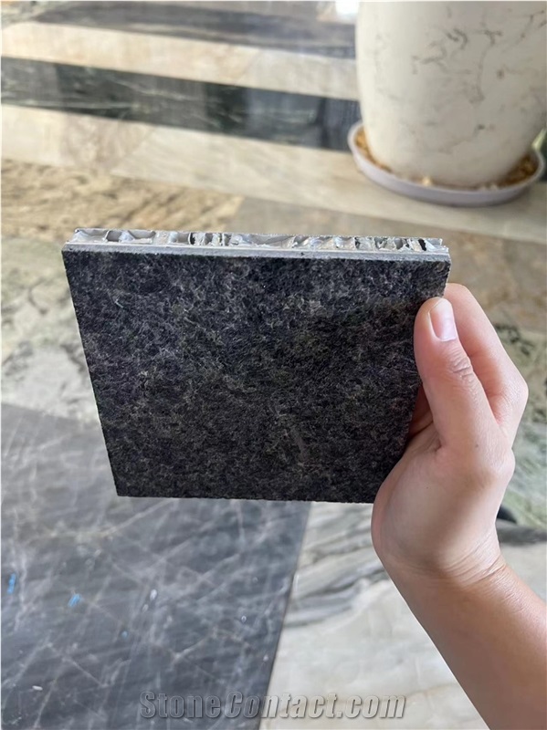 Saint Henry Black Granite Antique Laminated Honeycomb Panels