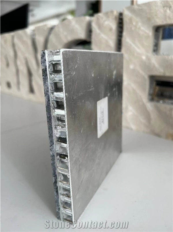 Snow Grey Granite Black Tile Laminated Honeycomb Panels