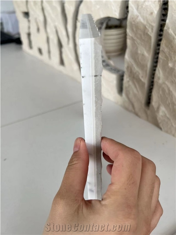 Statuario White Marble-Porcelain Composite Stone Slabs Tiles