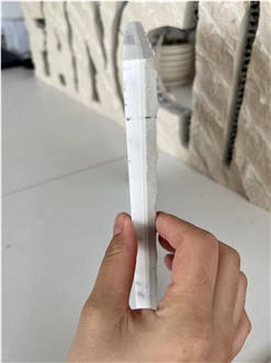 Statuario White Marble-Porcelain Composite Stone Slabs Tiles