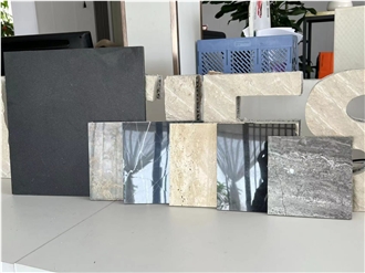 Stone Slab Tile With Aluminum Thin Composite Stone Panels