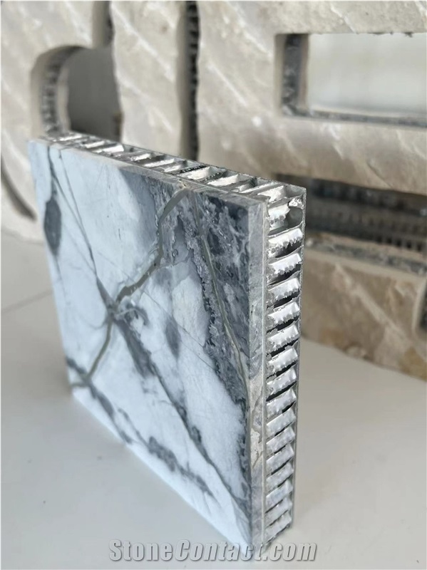 Sydney White Turkey Tile Laminated Honeycomb Panels