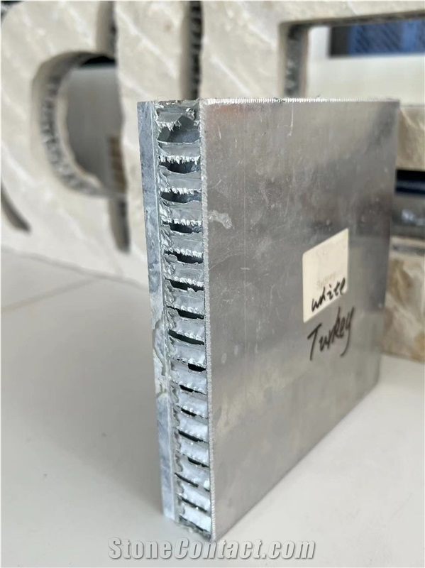 Sydney White Turkey Tile Laminated Honeycomb Panels