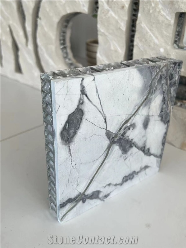 Sydney White Turkey Tile Laminated Honeycomb Panels