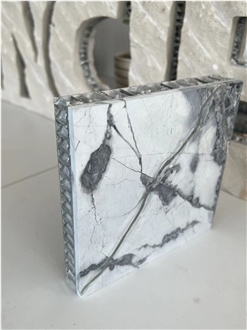 Sydney White Turkey Tile Laminated Honeycomb Panels