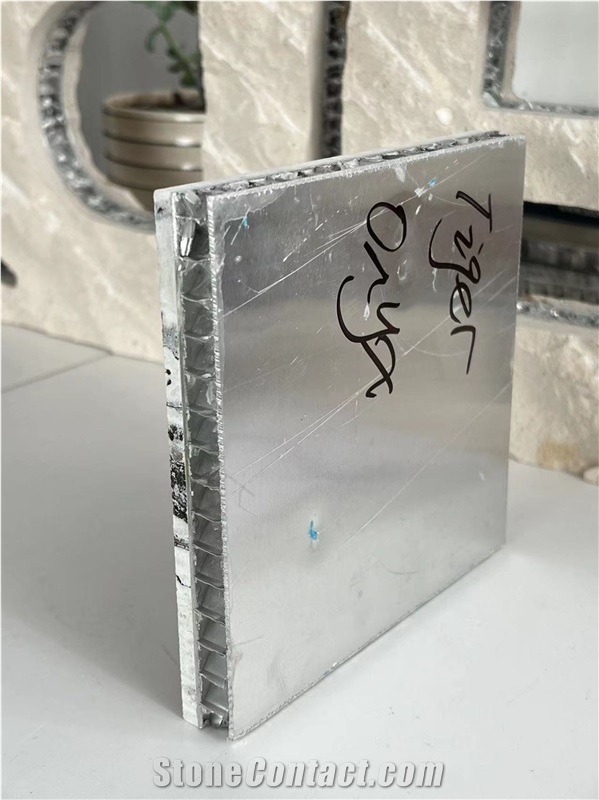 Tiger Onyx White Black Tile Laminated Honeycomb Panels
