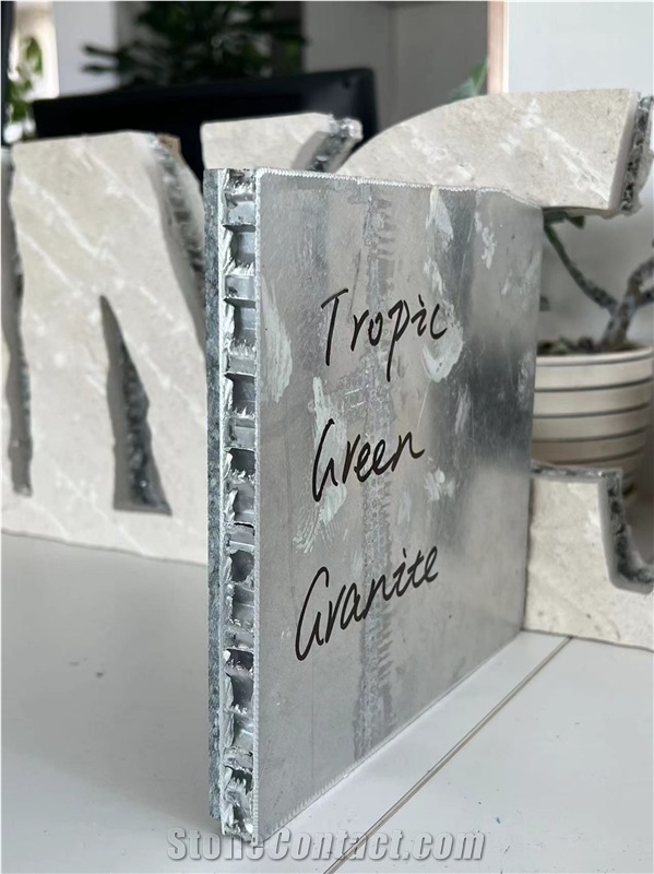 Tropic Green Granite Tile Laminated Honeycomb Panels