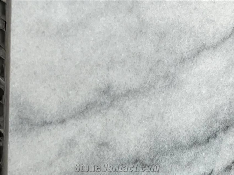 White Fusion Marble Tile Laminated With Honeycomb Panels