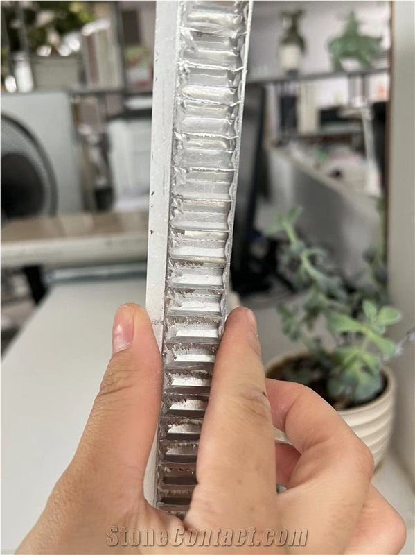 White Jade Tile Laminated Aluminum Honeycomb Panels