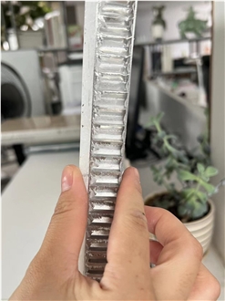 White Jade Tile Laminated Aluminum Honeycomb Panels