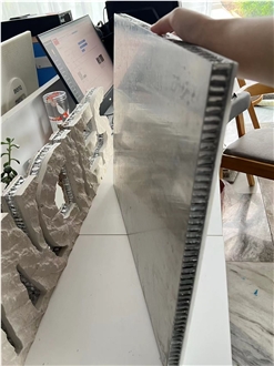 White Jade Tile Laminated Aluminum Honeycomb Panels