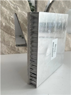 White Macaubus Marble Tile Laminated Honeycomb Panels