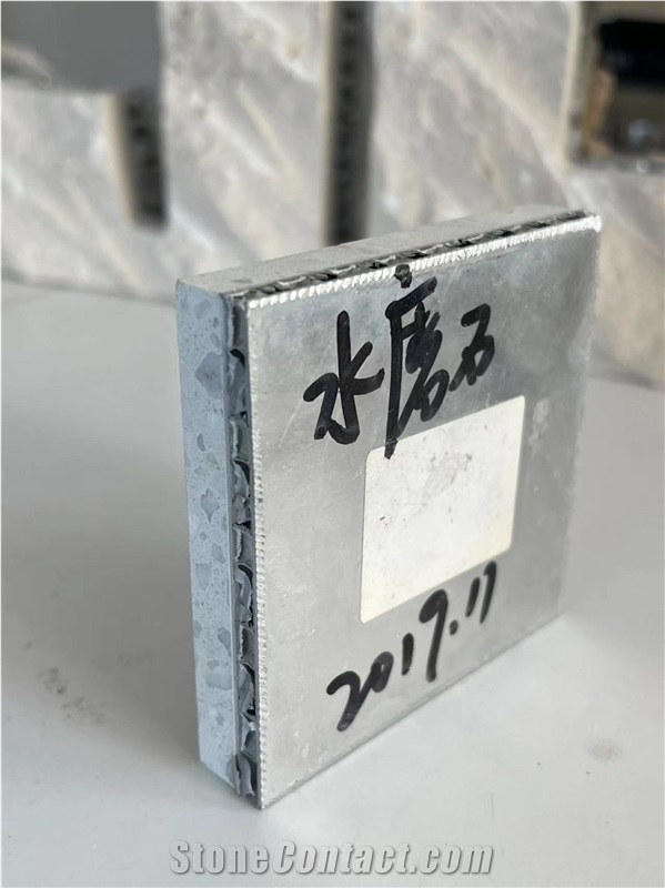 White Terrazzo A Tile Laminated Aluminum Honeycomb Panels