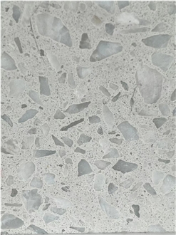 White Terrazzo A Tile Laminated Aluminum Honeycomb Panels