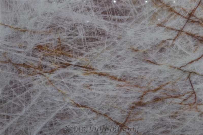 Cristallo Pink Quartzite Slabs Tiles