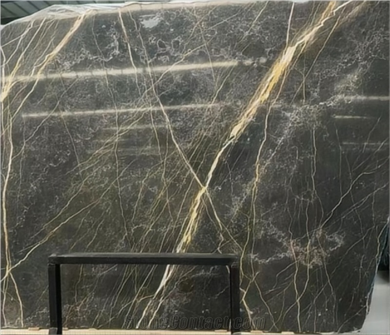 Elegant Nero Port St Laurent Marble Slabs
