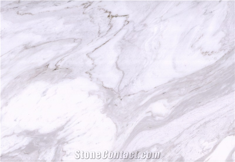 High-Quality White Volakas Marble Slabs For Wall& Floors