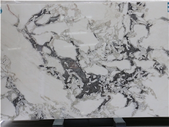 Luxury Dover /Fendi White Marble Slab Tiles