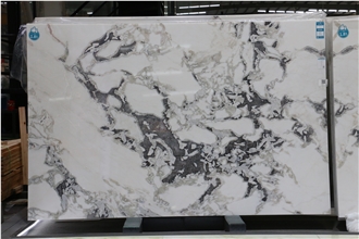 Luxury Dover /Fendi White Marble Slab Tiles