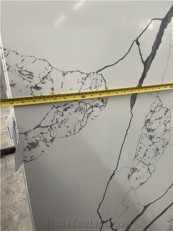 Chinese Calacatta  Quartz Slabs Stone