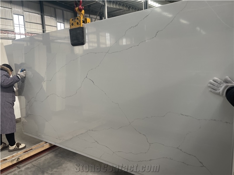 YM-6646 Carrara Engineered Stone Slab