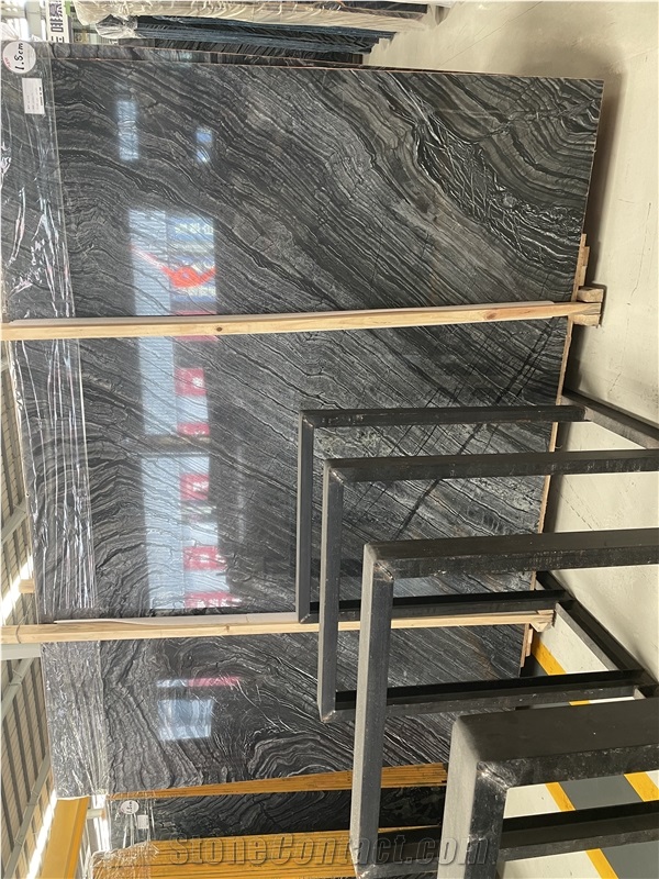 Ancient Wood Grain Marble,Black  Marble Slabs