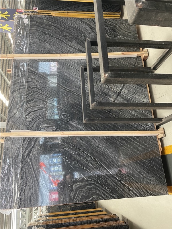 Ancient Wood Grain Marble,Black  Marble Slabs