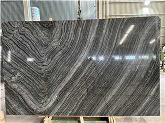 Ancient Wood Grain Marble,Black  Marble Slabs