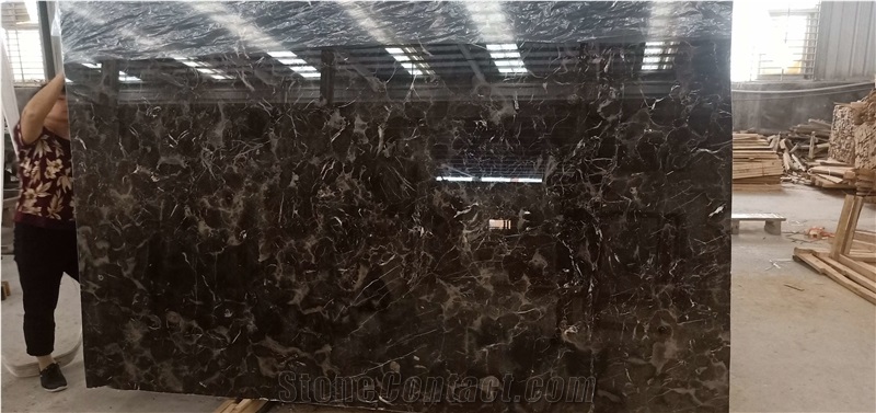 China Dark Emperador Marble Slabs