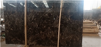 China Dark Emperador Marble Slabs