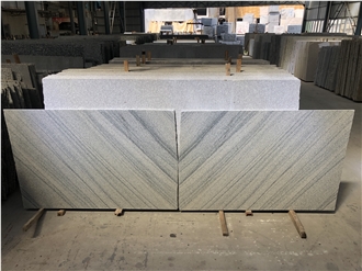 China Viscont White Granite Grey Vein Viskont Slabs
