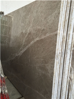 Chinese Light Emperador Marble Slabs Stone Wall Tiles