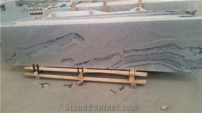 Chinese Polished Viscont White Granite  Slabs