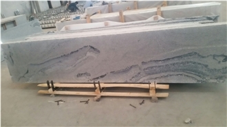 Chinese Polished Viscont White Granite  Slabs