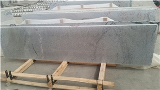 Chinese Polished Viscont White Granite  Slabs