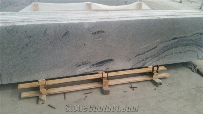 Chinese Polished Viscont White Granite  Slabs