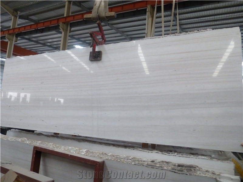 Chinese Rainbow Guangxi White Marble Slabs