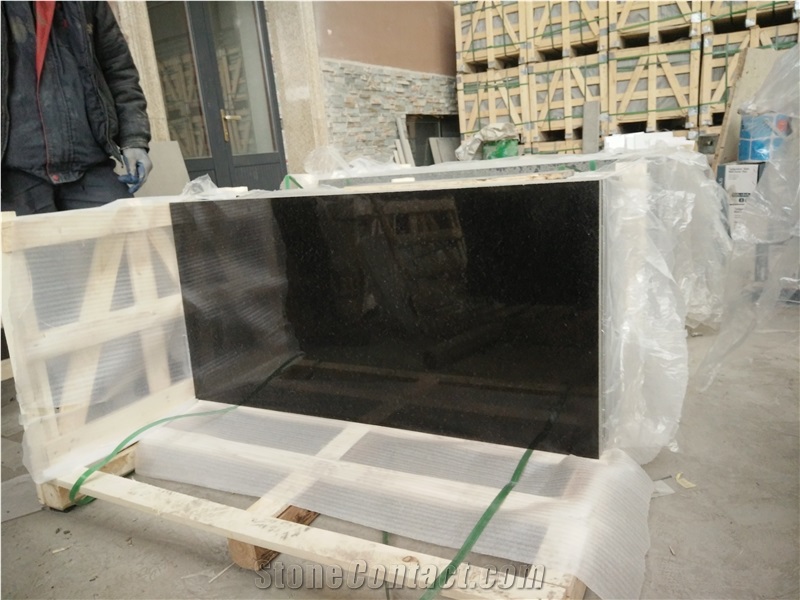 G1304 Black Of Yi County Granite Slabs