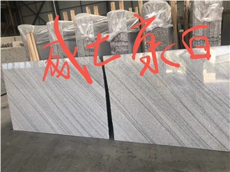 High Glossy Viscont White Granite Slabs
