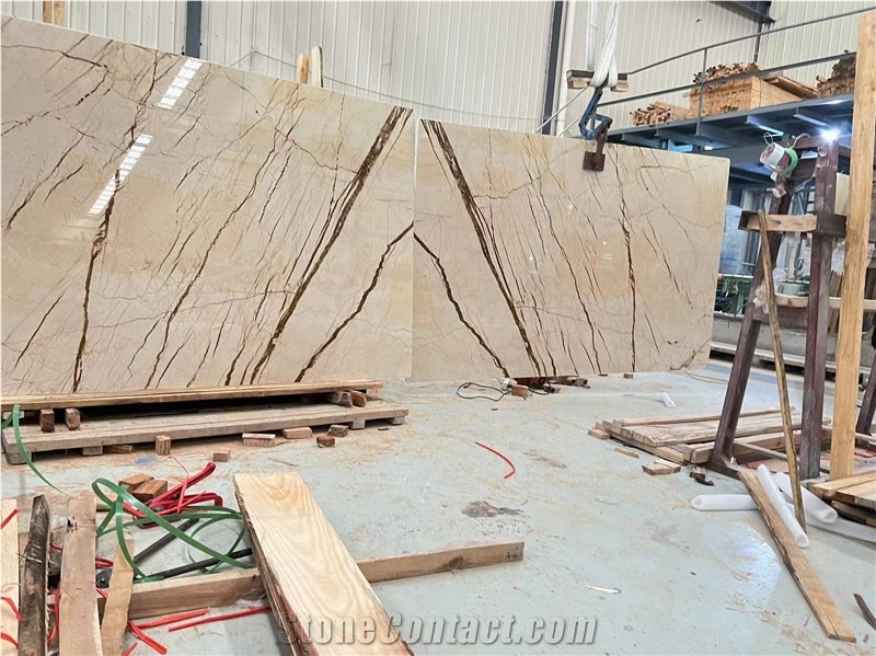 POLISHED Sofitel Gold Marble Slabs