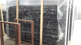 Sliver Dragon Marble, China Nero Portoro Marble Slabs