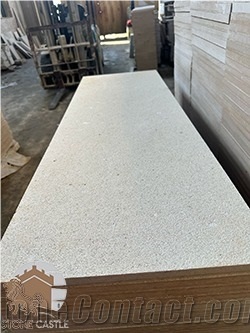 Sinai Pearl Marble Bush Hammered Tiles